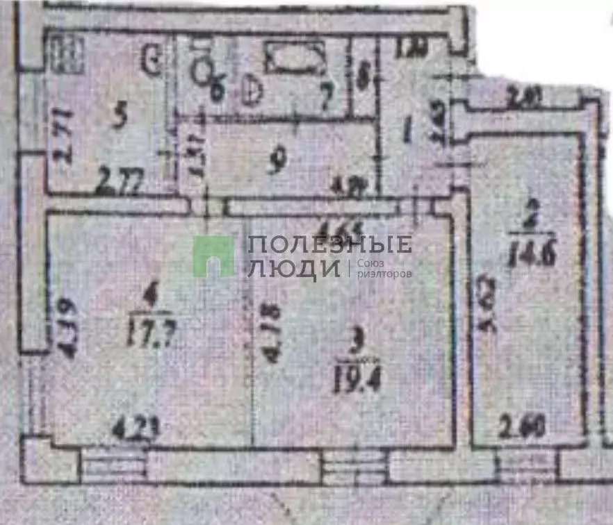 3-к. квартира, 76,4 м, 3/3 эт. - Фото 0