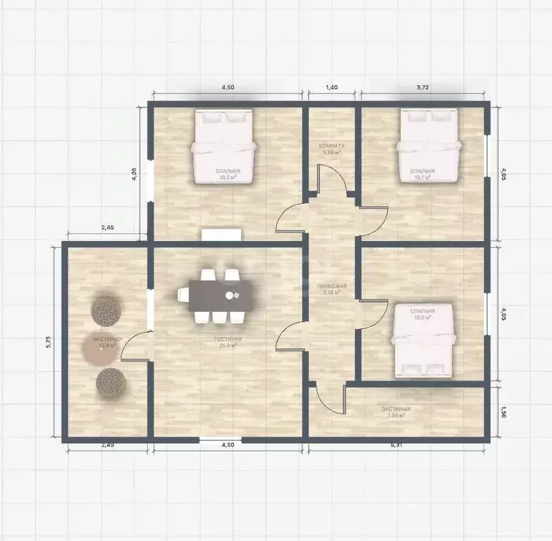 Дом в Башкортостан, Уфа Елкибаево-Федоровка-Самохваловка жилрайон, ул. ... - Фото 2