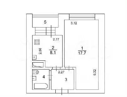 1-к кв. Московская область, Лобня ул. Маяковского, 10 (34.3 м) - Фото 0