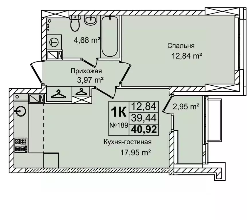 1-к кв. Нижегородская область, Нижний Новгород ул. Красных Зорь, 23Д ... - Фото 1
