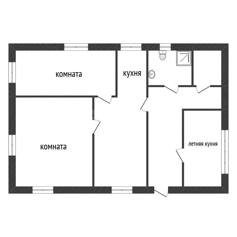 Дом в городской посёлок Будогощь, улица Кирова (54 м) - Фото 2
