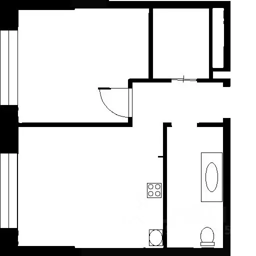 2-к кв. Москва 3-я Хорошевская ул., 27к1 (50.0 м) - Фото 1