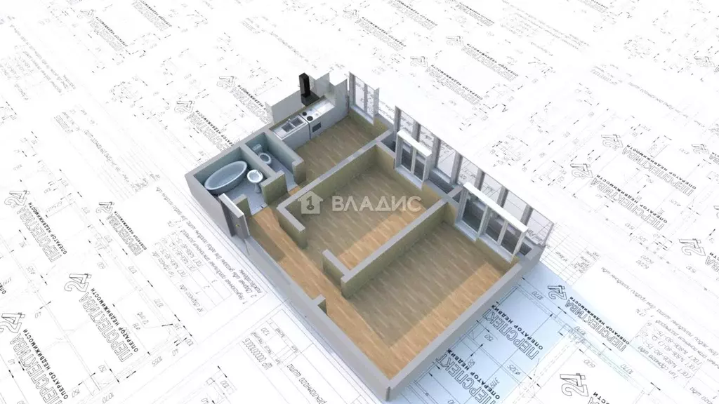 2-к кв. Иркутская область, Ангарск 10-й мкр, 35 (48.7 м) - Фото 1