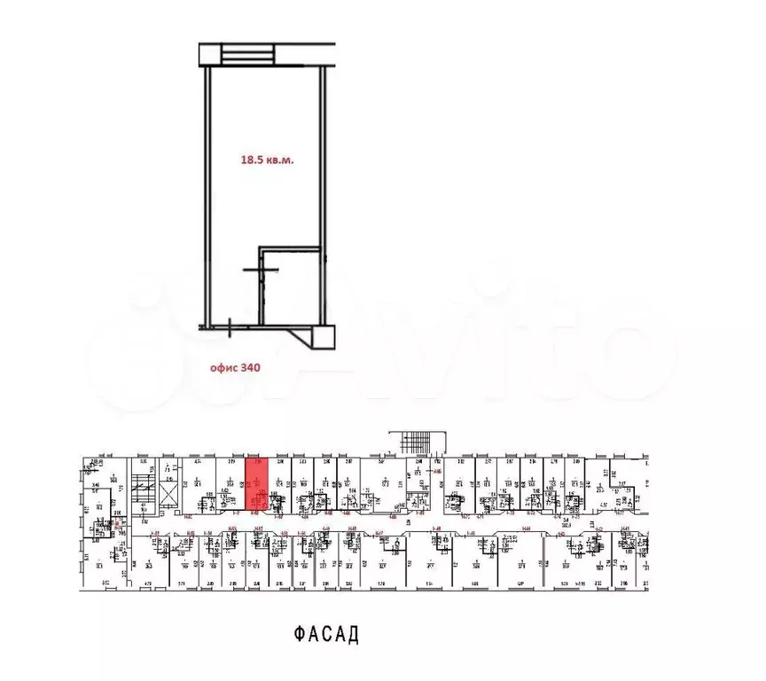 К-15 Офис, 18.5 м - Фото 0