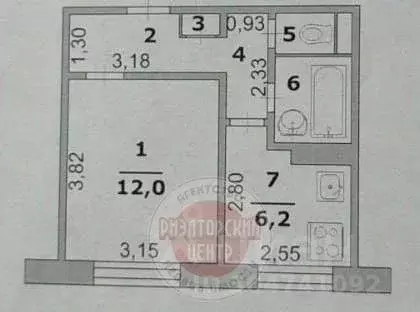 1-к кв. Белгородская область, Белгород ул. Губкина, 29 (28.1 м) - Фото 0