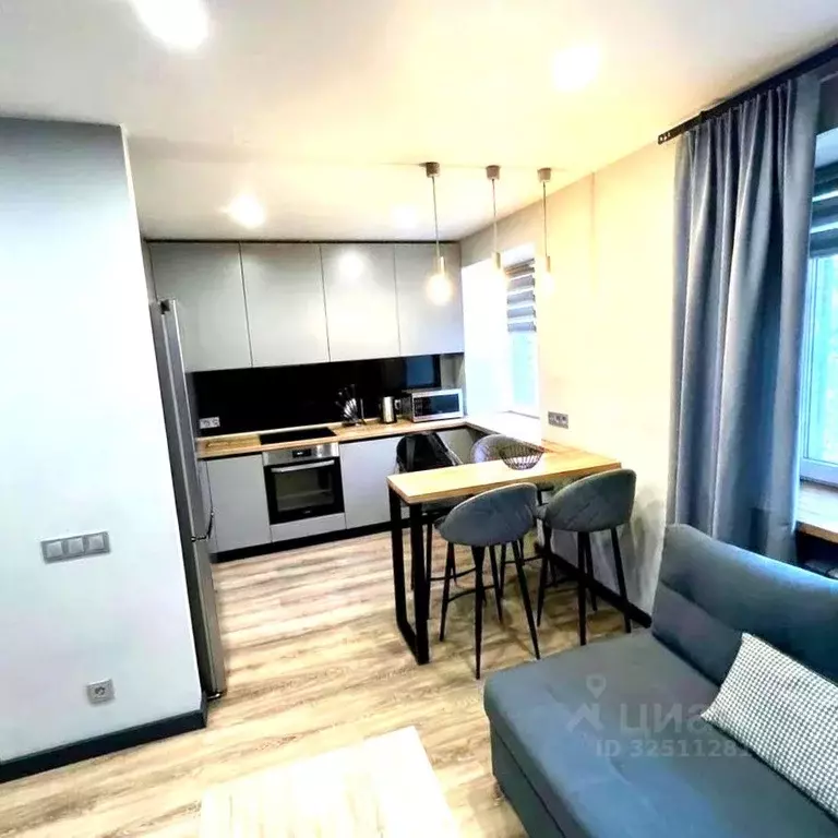 1-к кв. Воронежская область, Воронеж ул. Комиссаржевской, 18 (31.5 м) - Фото 1