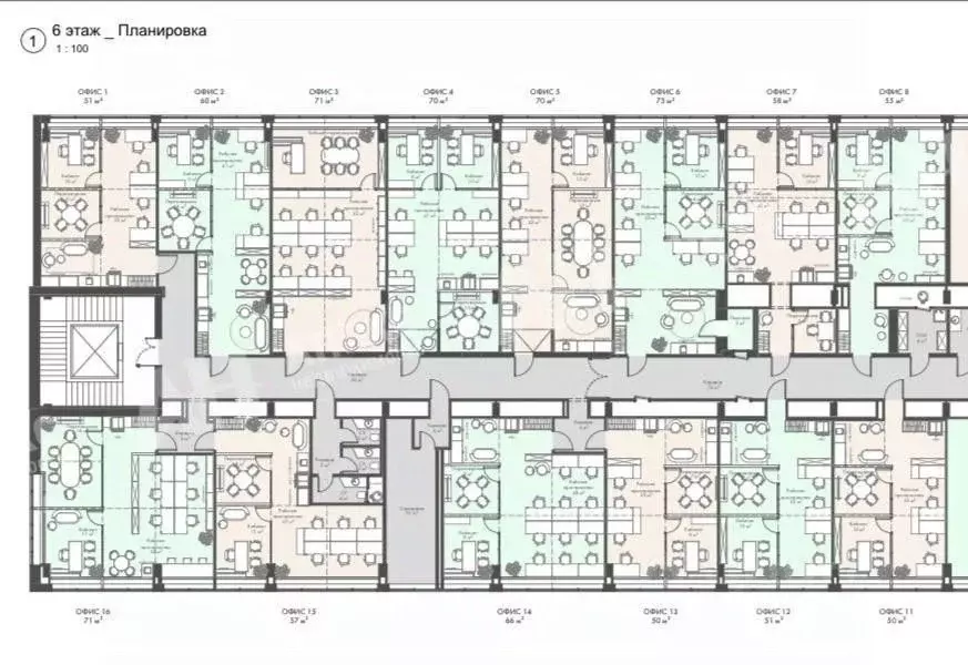Офис в Москва проезд 3-й Марьиной рощи, 40С1 (60 м) - Фото 2