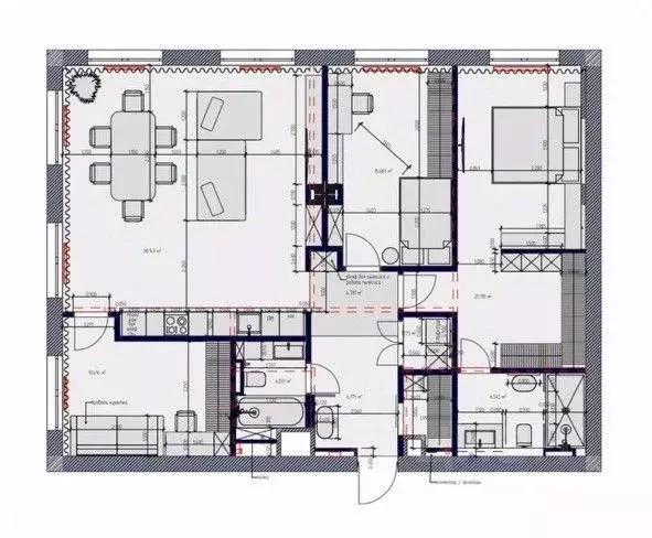4-к кв. Санкт-Петербург Петровский просп., 11к2 (126.0 м) - Фото 2