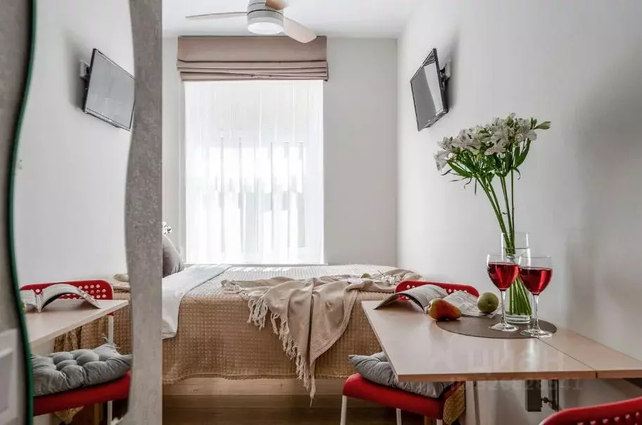 Студия Москва Новая Басманная ул., 35С1 (12.5 м) - Фото 2