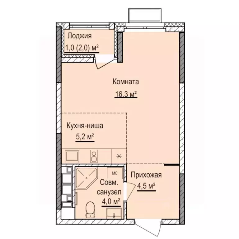 Студия Удмуртия, Ижевск Восток СНТ, 112 (31.0 м) - Фото 1