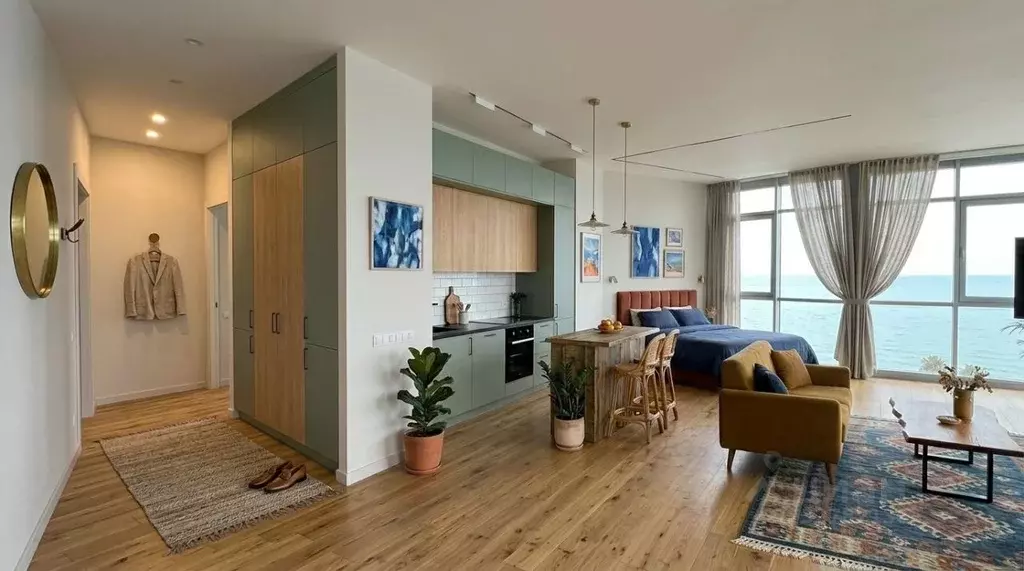 Студия Краснодарский край, Сочи Адлер жилрайон, Центральный мкр,  ... - Фото 2