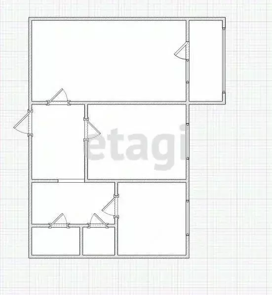 2-к кв. Костромская область, Нерехта ул. Кирова, 39 (49.9 м) - Фото 2