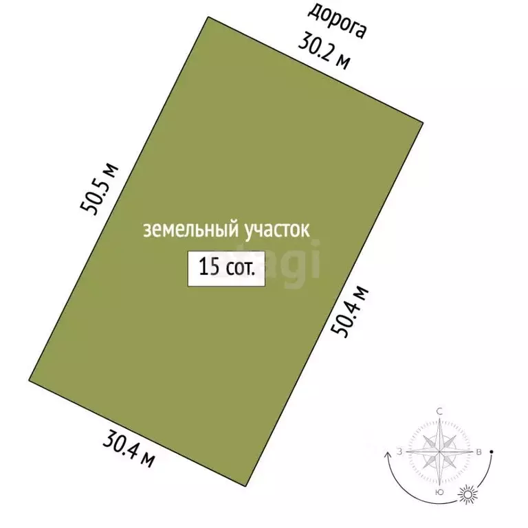 Участок в Вологодская область, Череповецкий район, д. Ирдоматка  (15.0 ... - Фото 2