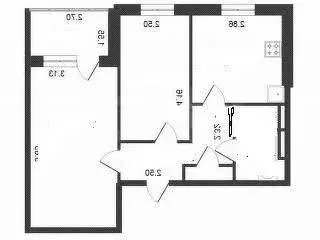 Квартира, 2 комнаты, 43.3 м - Фото 1