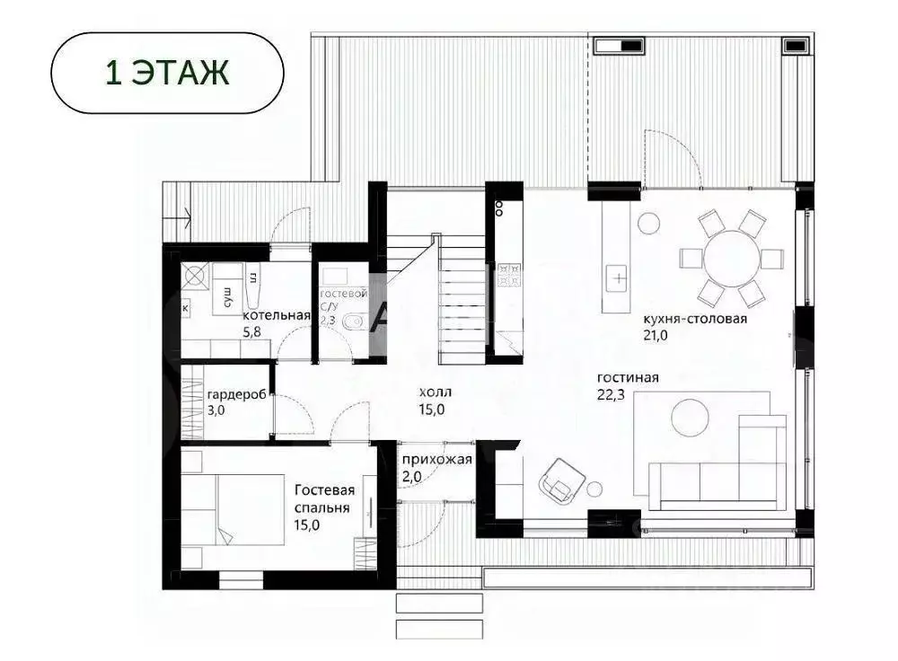 Коттедж, 240 м - Фото 1