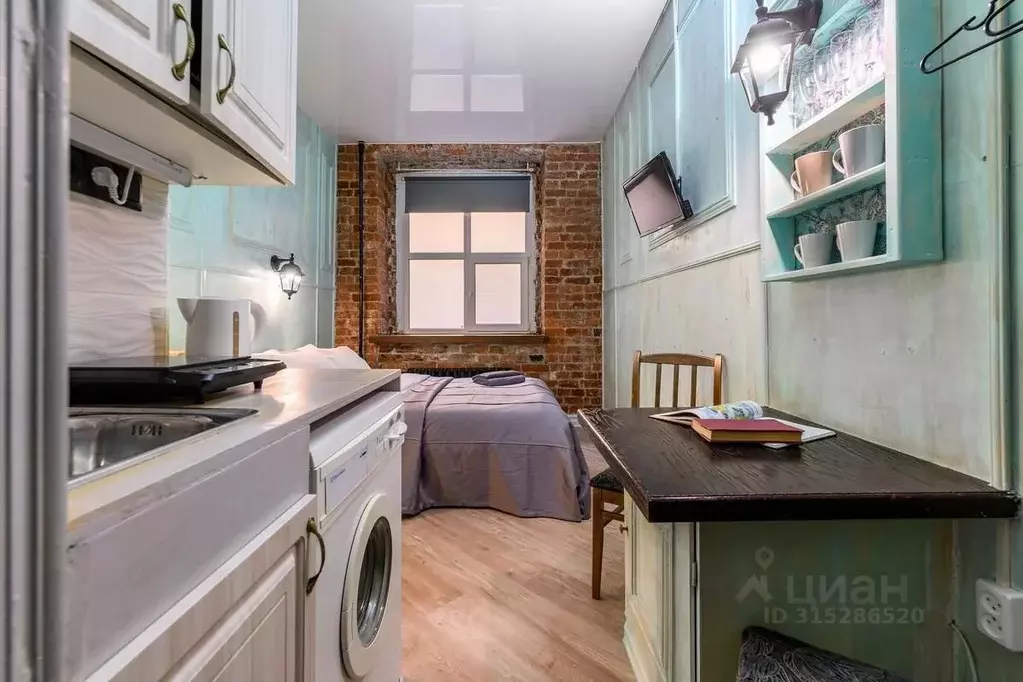 Студия Санкт-Петербург Исполкомская ул., 5 (18.0 м) - Фото 1