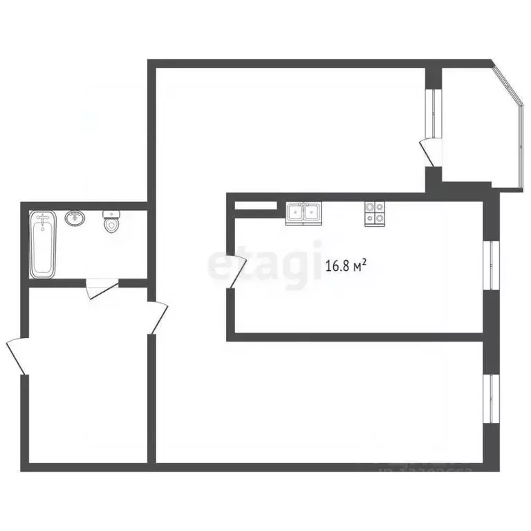 2-к кв. Ханты-Мансийский АО, Сургут ул. Мелик-Карамова, 88 (75.0 м) - Фото 1