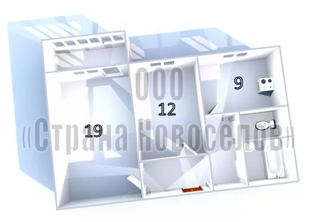 2-к кв. Мордовия, Саранск ул. Тани Бибиной, 11/1 (52.0 м) - Фото 2