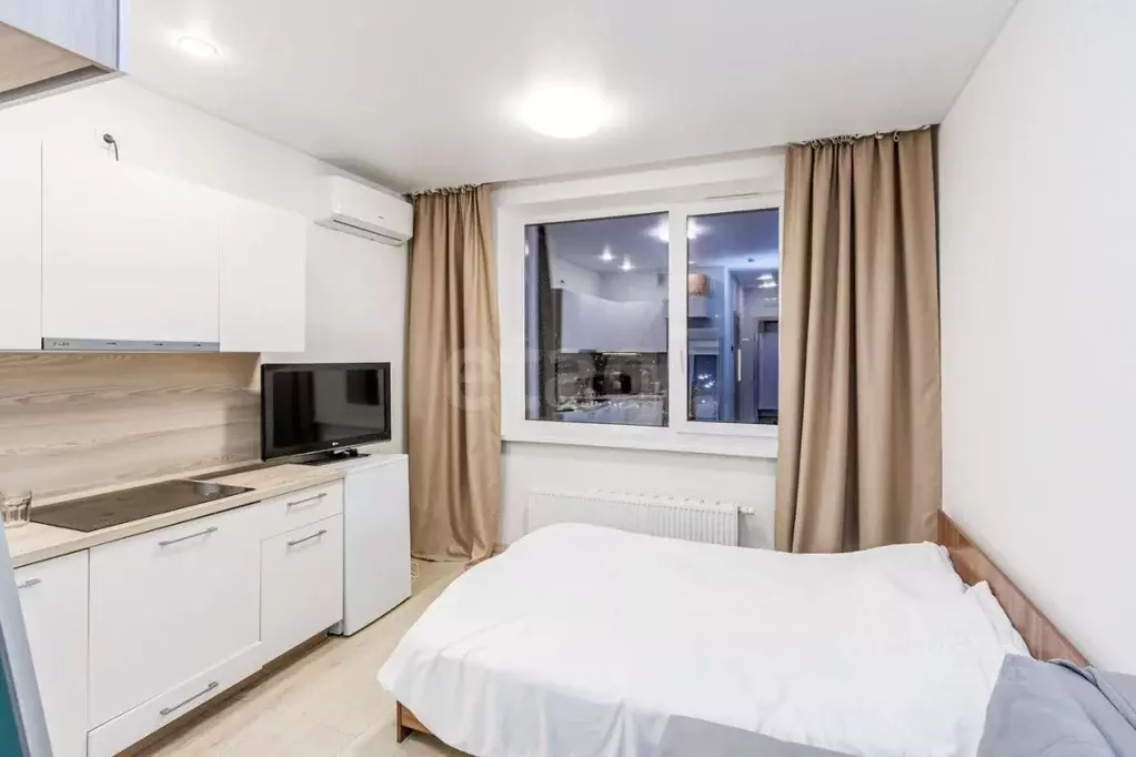 Студия Тюменская область, Тюмень ул. Андрея Кореневского, 11 (20.2 м) - Фото 1