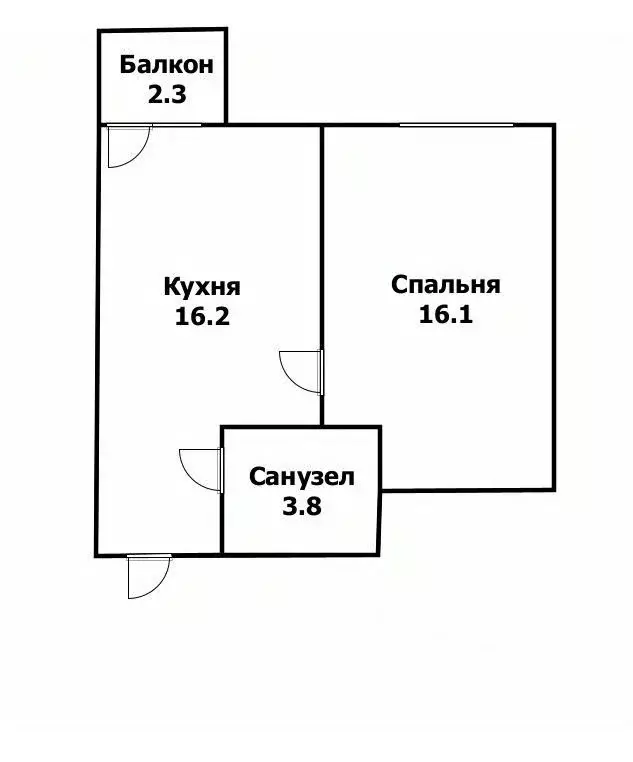 1-к кв. Краснодарский край, Геленджик Крымская ул. (36.1 м) - Фото 1