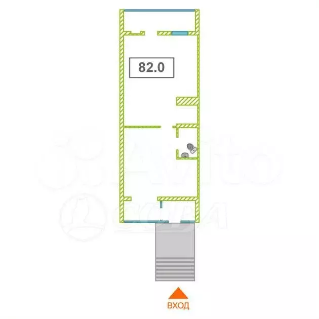 Продам помещение свободного назначения, 82 м - Фото 0