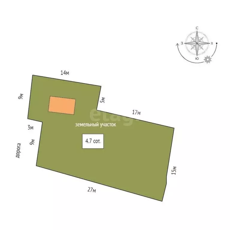 Дом в Тюмень, СНТ Строитель, улица Виктории (15.5 м) - Фото 1
