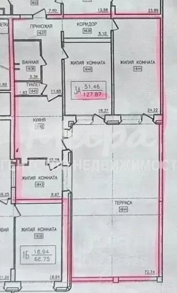 3-к кв. Московская область, Дзержинский Угрешская ул., 32с1 (128.0 м) - Фото 1