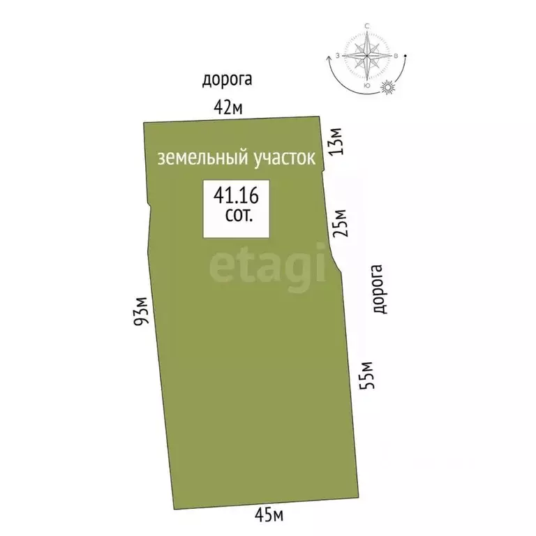 Дом в Омская область, Одесский район, с. Побочино ул. Чапаева, 23 (97 ... - Фото 1