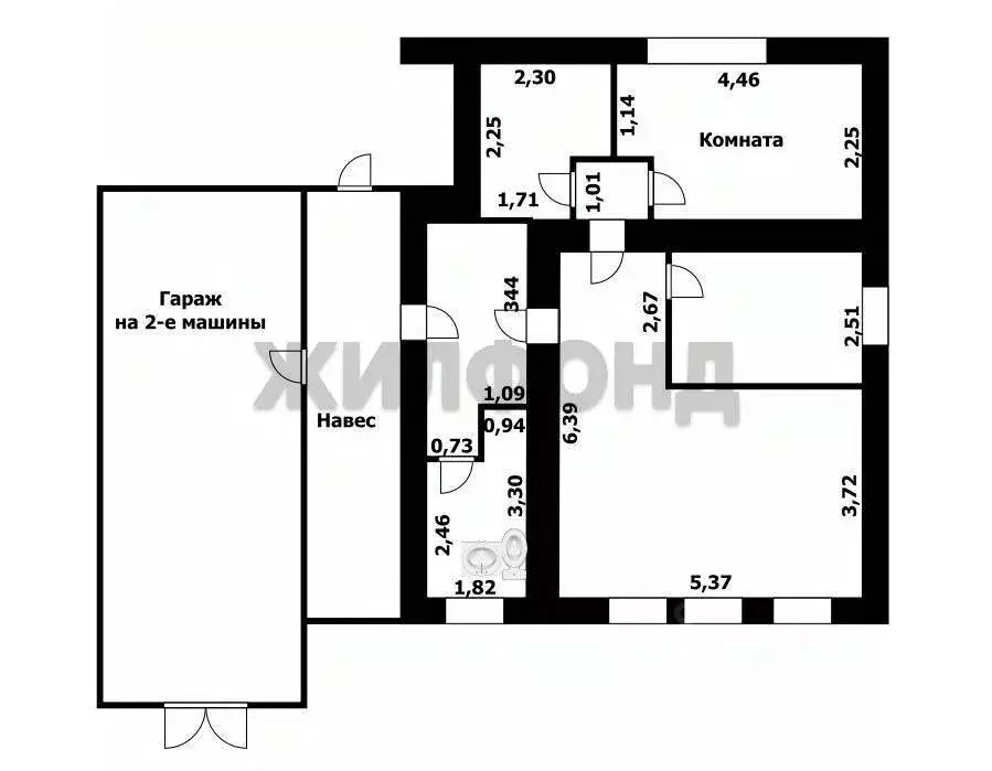 Дом в Новосибирская область, Новосибирск Добросельская ул. (70 м) - Фото 1