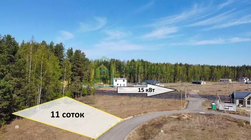 Участок, 11 сот., поселения (ижс) - Фото 1