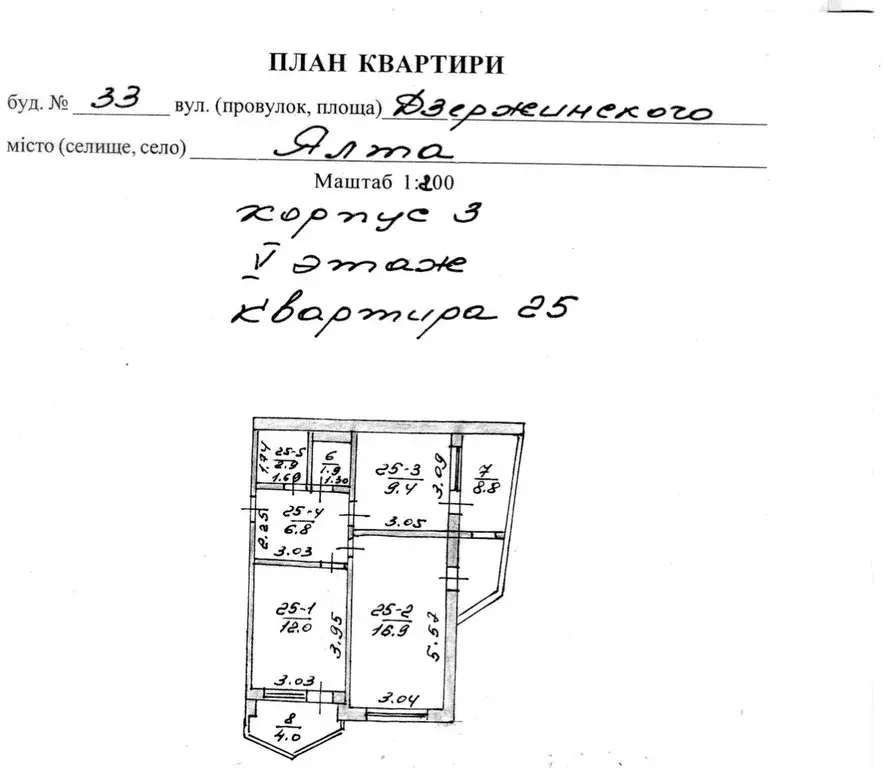 Дзержинского 33 ялта карта