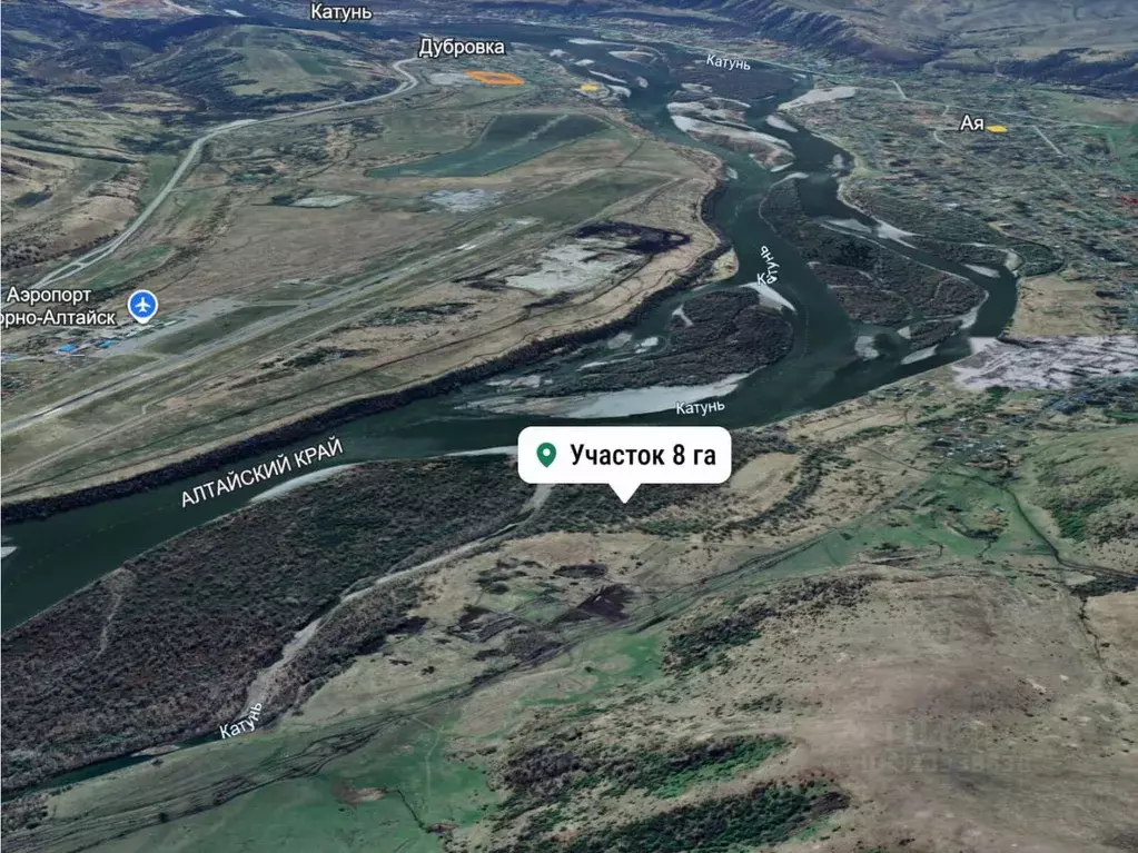 Участок в Алтайский край, Алтайский район, Айский сельсовет, с. Ая ул. ... - Фото 2