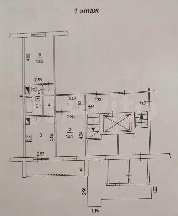2-к. квартира, 47,5 м, 1/10 эт. - Фото 0