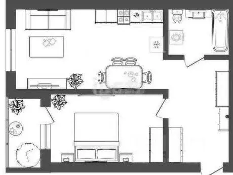 1-к кв. Оренбургская область, Оренбург ул. Неплюева, 2 (57.5 м) - Фото 2