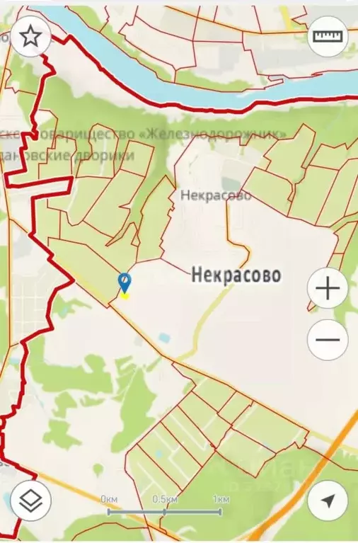 Участок в Калужская область, Калуга городской округ, с. Некрасово  ... - Фото 0