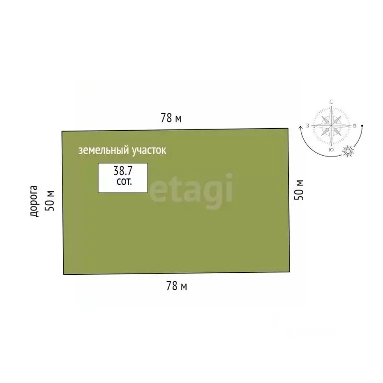 Участок в Тюменская область, Тюменский муниципальный округ, ... - Фото 2