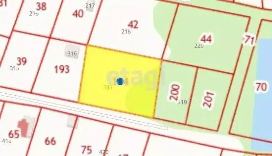 Участок в Свердловская область, Екатеринбург Уралсистем-Сад СНТ, 317 ... - Фото 2