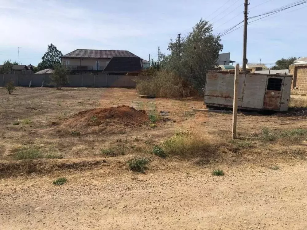 Участок в Крым, Сакский район, Новофедоровка пгт ул. Виноградная ... - Фото 1