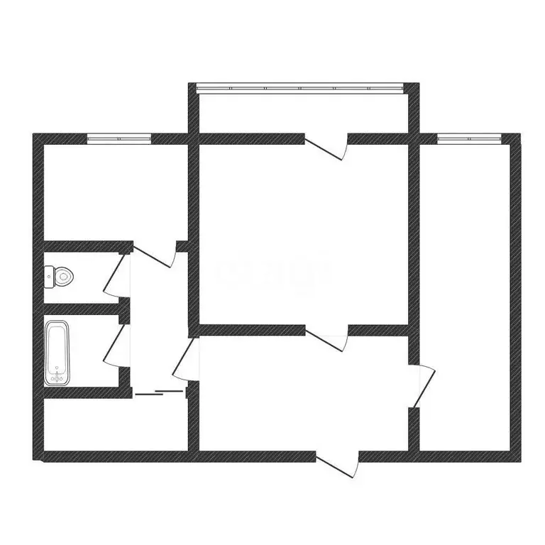 2-комнатная квартира: Киселёвск, Весенняя улица, 17 (50.2 м) - Фото 1