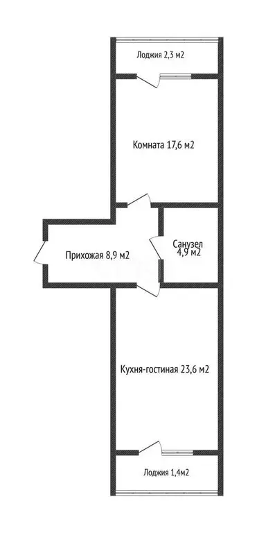 1-комнатная квартира: Краснодар, Центральный внутригородской округ, ... - Фото 0