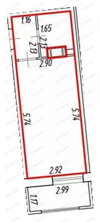 Квартира-студия: Мурино, Екатерининская улица, 16/5 (22.4 м) - Фото 1