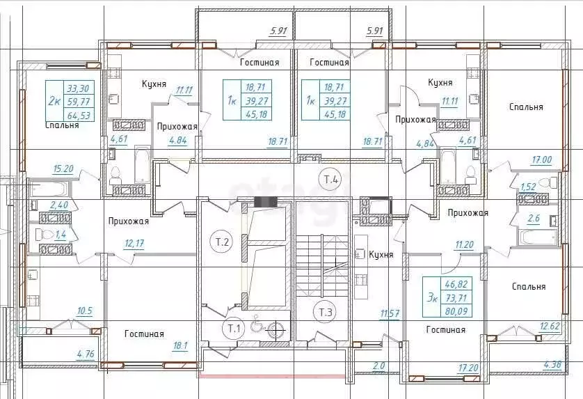 2-комнатная квартира: Саратов, Лунная улица, 25Б (64.53 м) - Фото 1