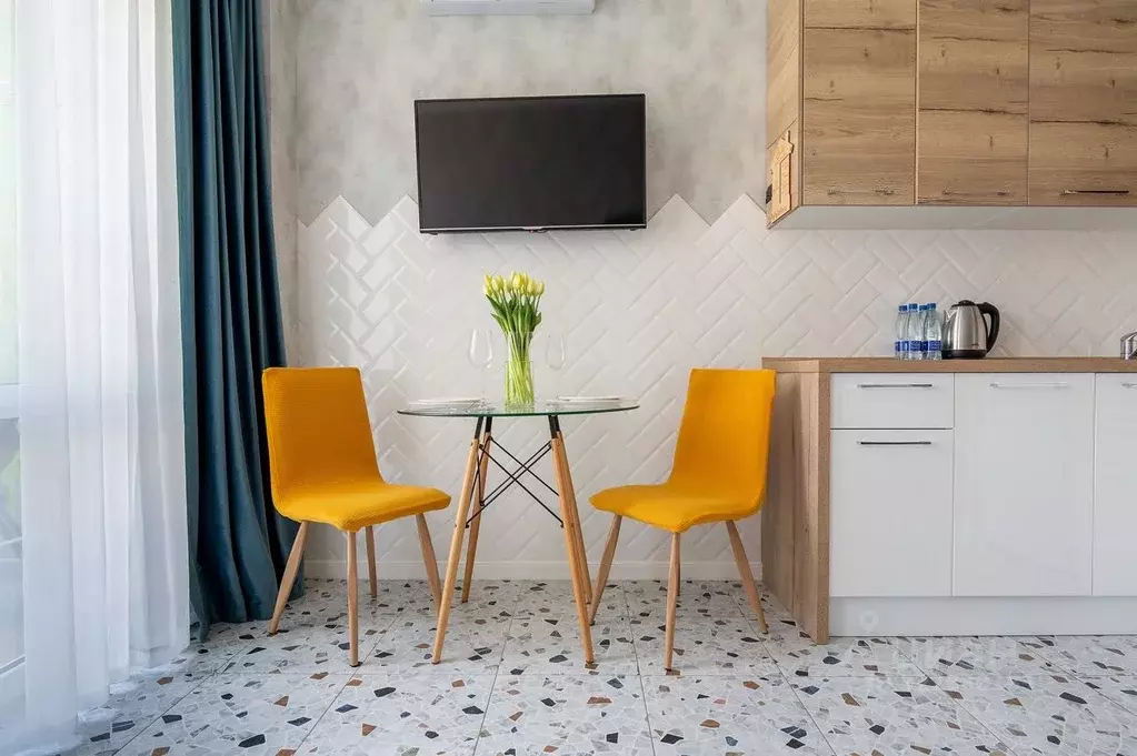 Студия Краснодарский край, Сочи Сириус пгт, ул. Таврическая (28.0 м) - Фото 1