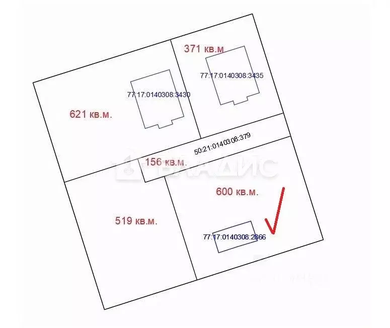 Участок в Москва № 88 кв-л, 24с1 (6.0 сот.) - Фото 2