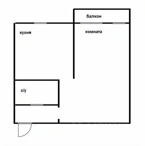1-к кв. Приморский край, Уссурийск Владивостокское ш., 20А (29.9 м) - Фото 2