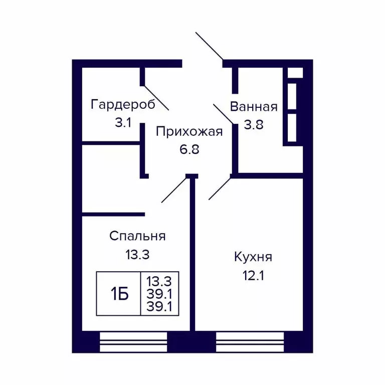 1-комнатная квартира: Новосибирск, Красносельская улица (39.1 м) - Фото 0