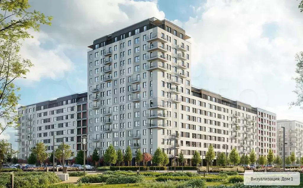 2-к. квартира, 64,8 м, 3/17 эт. - Фото 1