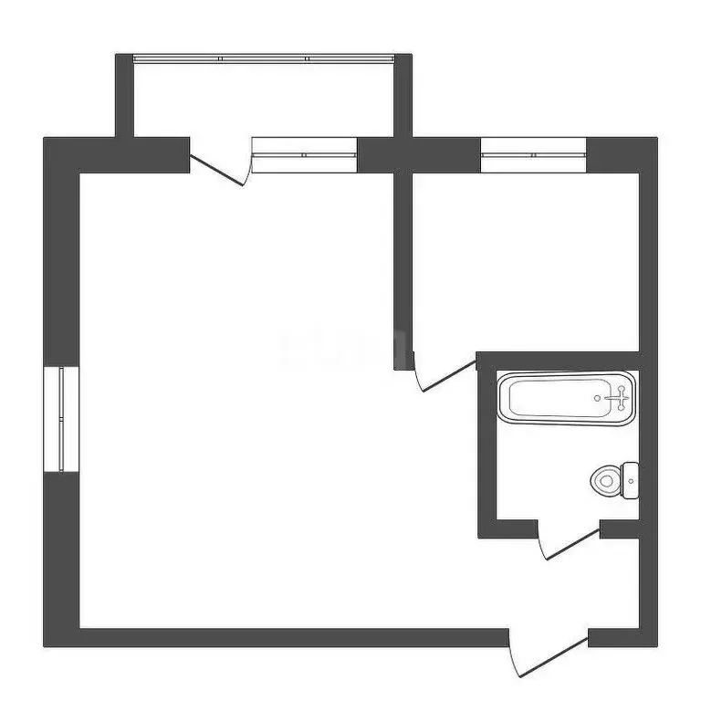 1-комнатная квартира: Благовещенск, улица Ленина, 80 (31 м) - Фото 1