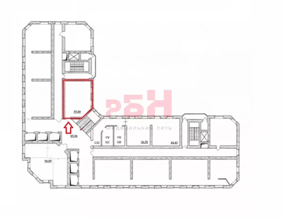 Офис в Свердловская область, Екатеринбург ул. Декабристов, 51 (56 м) - Фото 2