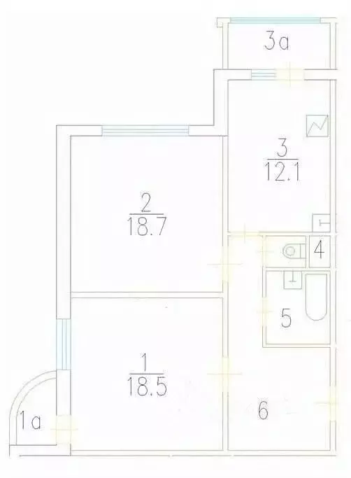 2-к кв. Москва Волжский бул., 8к2 (65.3 м) - Фото 2